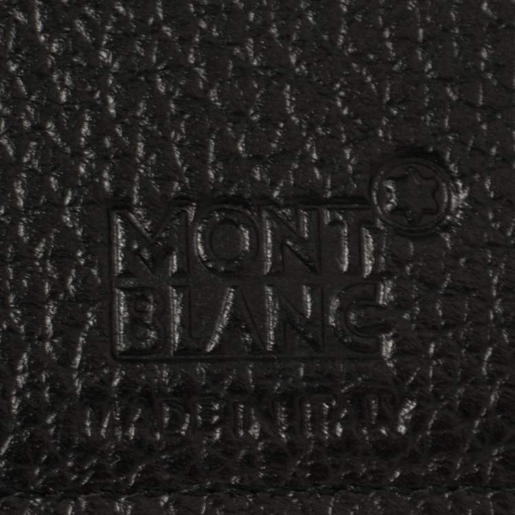Pre Owned MontBlanc Black Leather Bifold Wallet