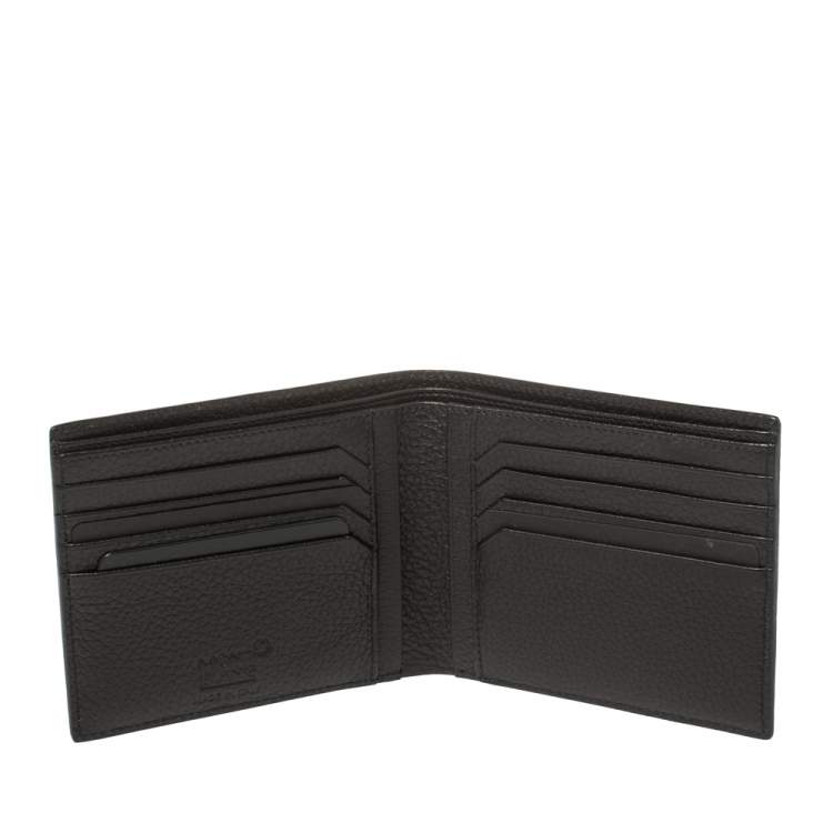 Pre Owned MontBlanc Black Leather Bifold Wallet