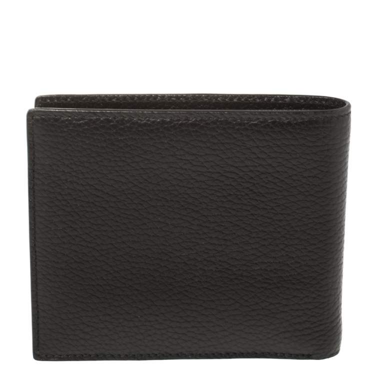 Pre Owned MontBlanc Black Leather Bifold Wallet
