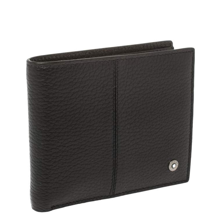 Pre Owned MontBlanc Black Leather Bifold Wallet