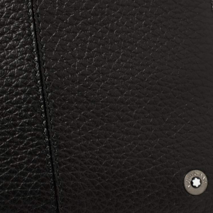Pre Owned MontBlanc Black Leather Bifold Wallet