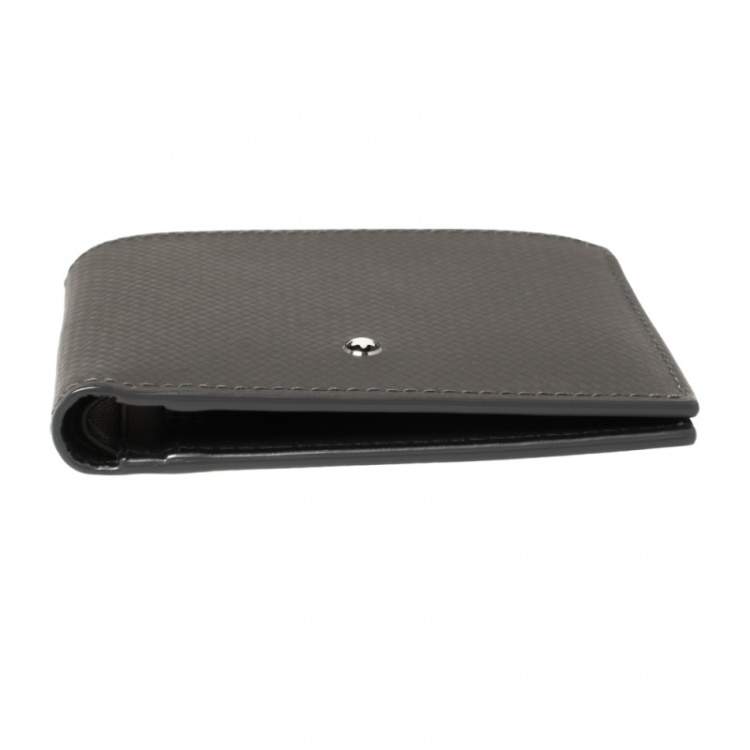 مملوكة مسبقًا Montblanc Grey Leather Extreme 6CC Bifold Wallet 