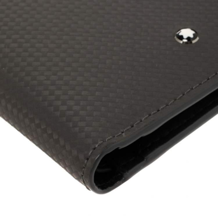 مملوكة مسبقًا Montblanc Grey Leather Extreme 6CC Bifold Wallet 