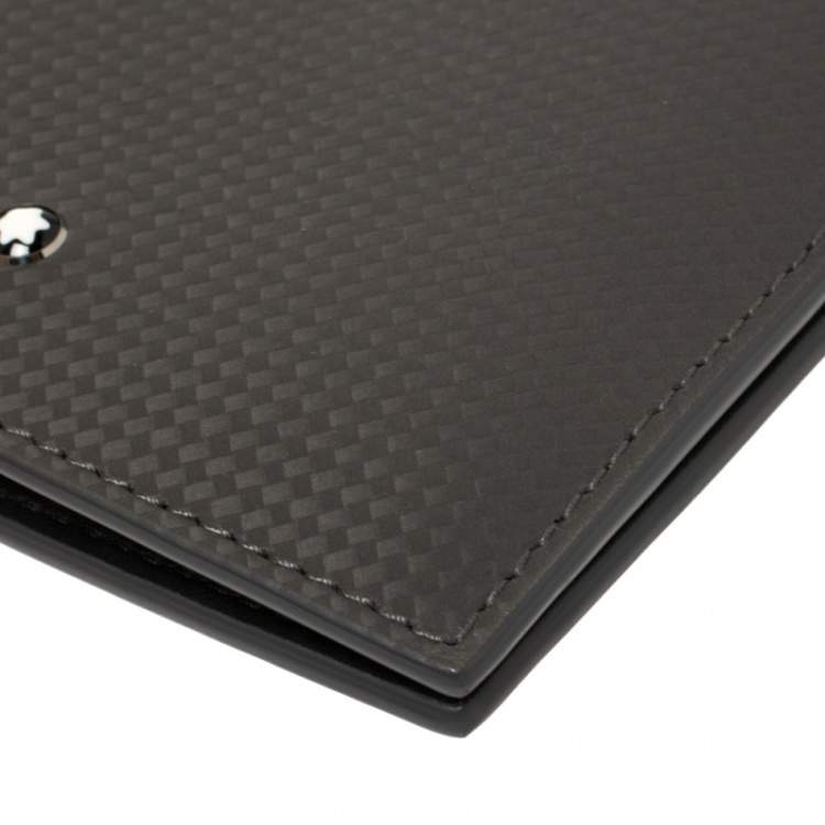 مملوكة مسبقًا Montblanc Grey Leather Extreme 6CC Bifold Wallet 