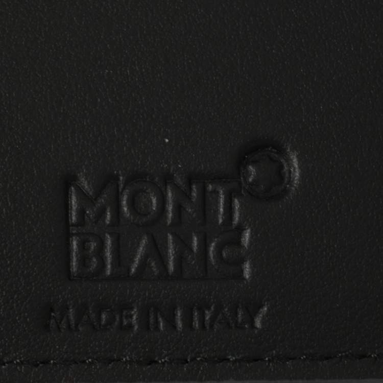 مملوكة مسبقًا Montblanc Grey Leather Extreme 6CC Bifold Wallet 