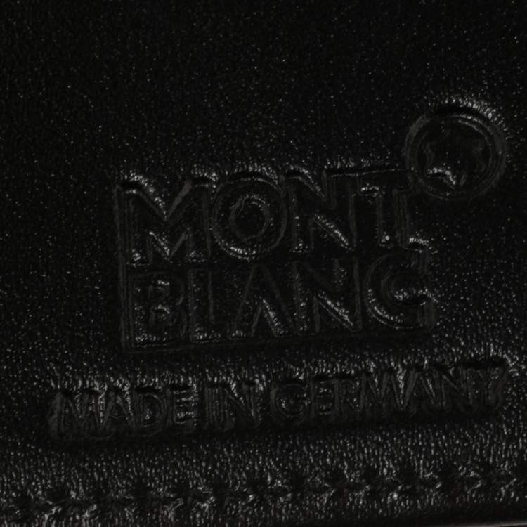 Pre Owned Montblanc Black Leather Large Meisterstück Organizer
