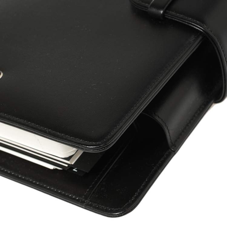 Pre Owned Montblanc Black Leather Large Meisterstück Organizer