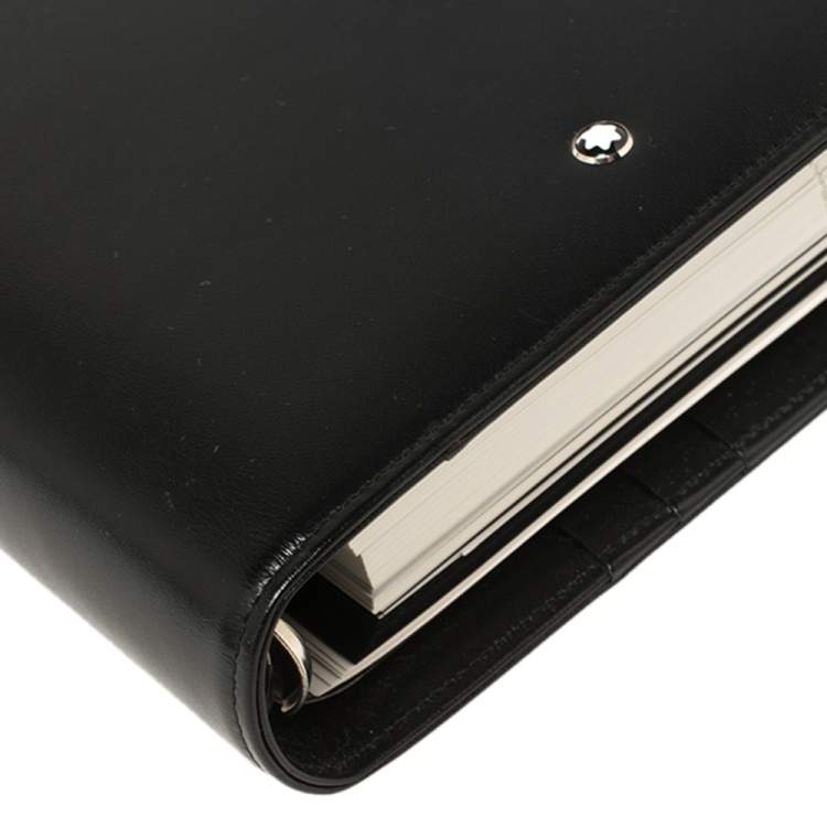 Pre Owned Montblanc Black Leather Large Meisterstück Organizer