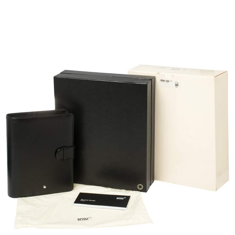 Pre Owned Montblanc Black Leather Large Meisterstück Organizer
