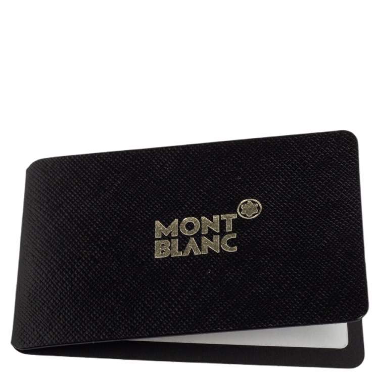 Pre Owned Montblanc Beige Croc Embossed Leather Meisterstuck Bifold Wallet