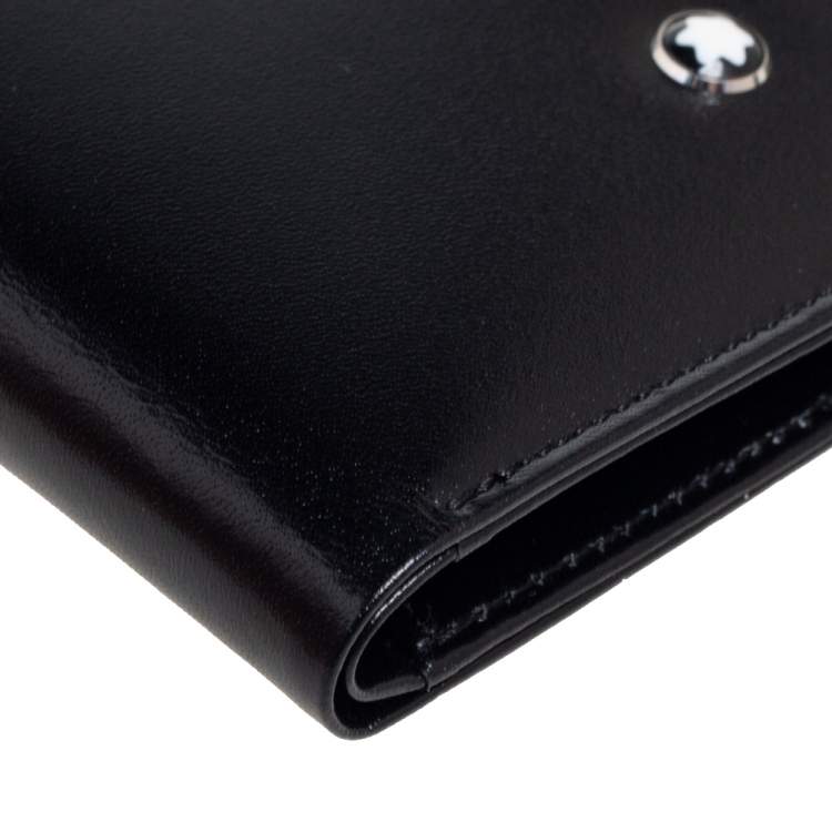Pre Owned Montblanc Black Leather Meisterstuck 14CC Vertical Wallet