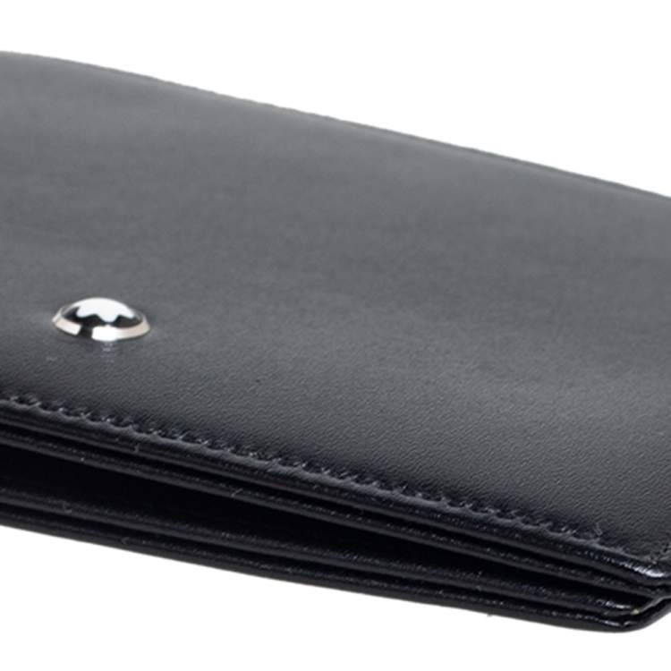 Pre Owned Montblanc Black Leather Sartorial Wallet