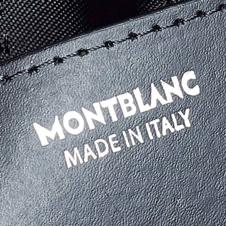 Pre Owned Montblanc Dark Grey Leather Large Sartorial Document Briefcase
