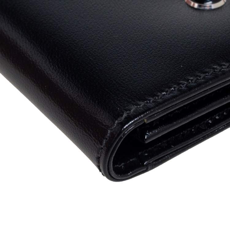 Pre Owned Montblanc Black Leather Business Card Holder