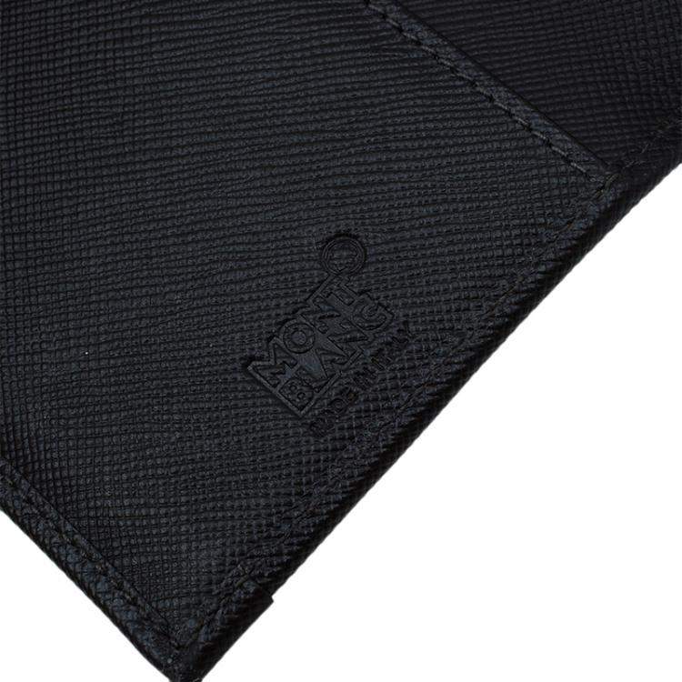 Pre Owned Montblanc Brown Coated Canvas and Leather Signature Card Holder