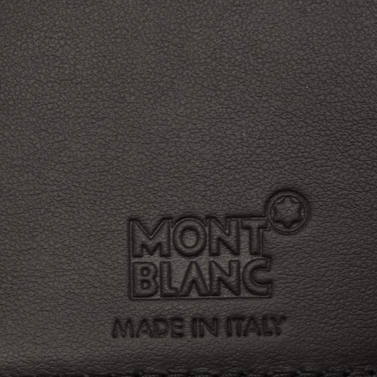 Pre Owned Montblanc Black Leather Extreme Business Card Holder