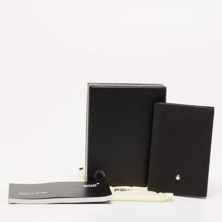 Pre Owned Montblanc Black Leather Extreme Business Card Holder