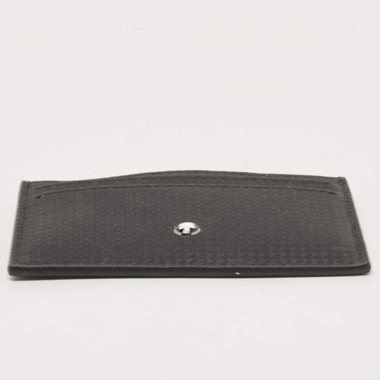 Pre Owned Montblanc Black Leather Extreme Pocket 5CC Card Holder 