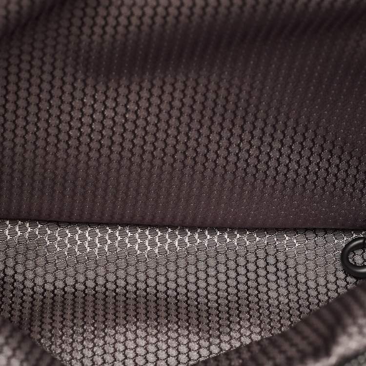 Pre Owned Montblanc Black/Grey Nylon Nightflight Messenger Bag