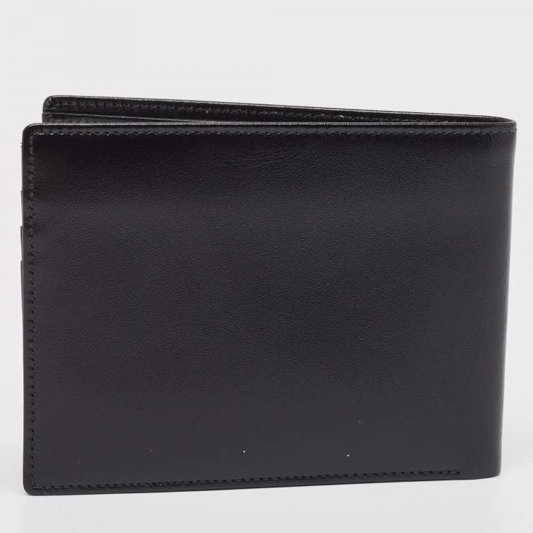 Pre Owned Montblanc Black Leather Meisterstuck Bifold Wallet