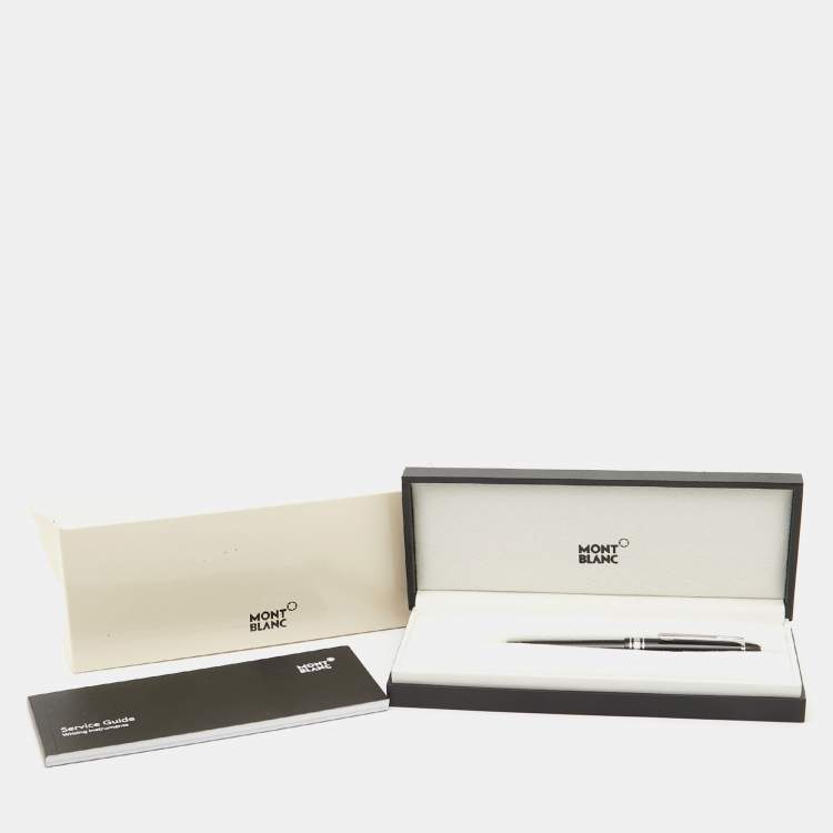 Pre Owned Montblanc Meisterstuck Resin Silver Tone Ballpoint Pen