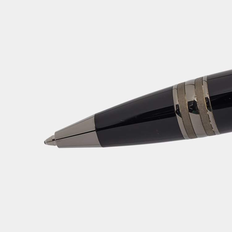Pre Owned Montblanc StarWalker Midnight Black Resin Ruthenium Coated Ballpoint Pen