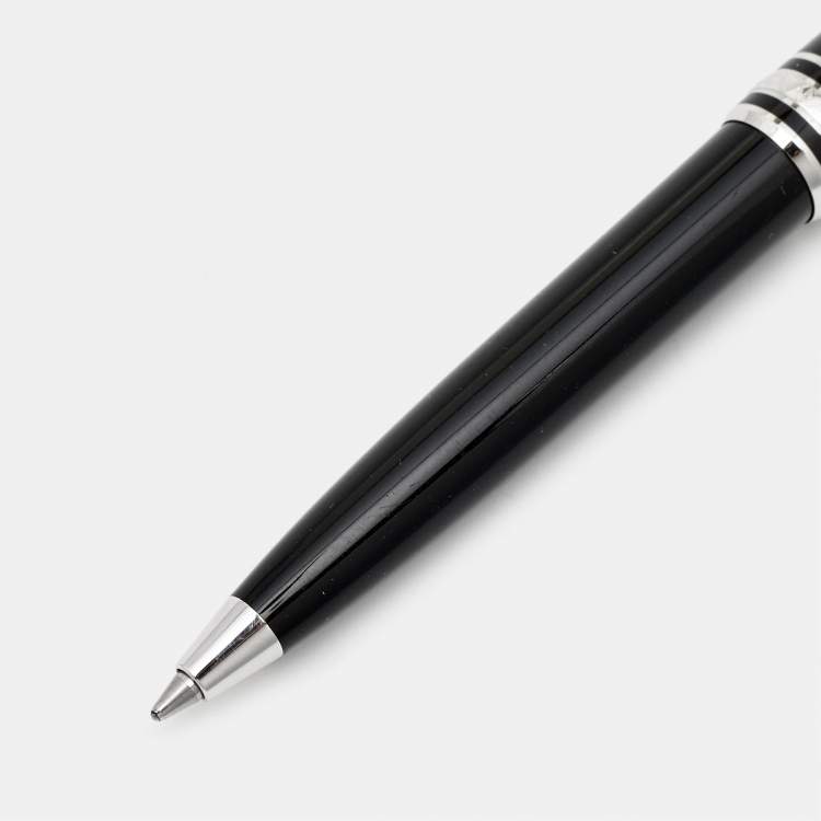 Pre Owned Montblanc Meisterstuck Resin Silver Tone BallPoint Pen