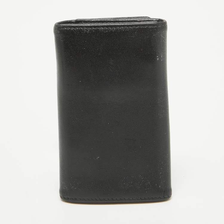 Pre Owned Montblanc Black Leather Meisterstück 6 Key Case
