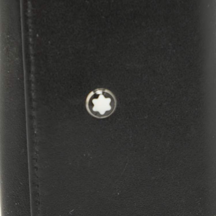 Pre Owned Montblanc Black Leather Meisterstück 6 Key Case
