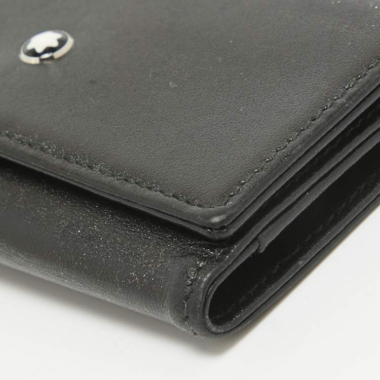 Pre Owned Montblanc Black Leather Meisterstück 6 Key Case