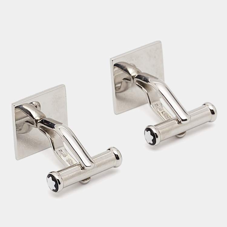 Pre Owned Montblanc Composite Steel Cufflinks