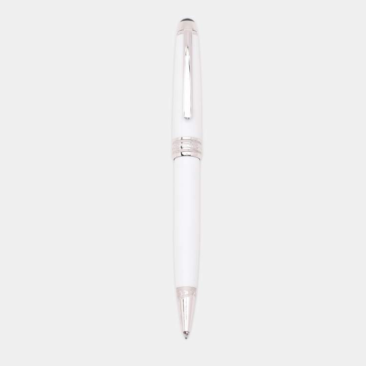 Pre Owned Montblanc White Tribute to the Mont Blanc Ballpoint Pen