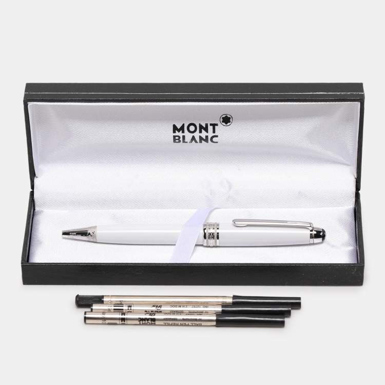 Pre Owned Montblanc White Tribute to the Mont Blanc Ballpoint Pen