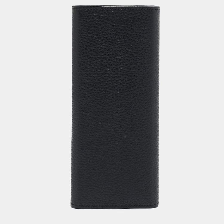 Pre Owned Montblanc Black Leather Trifold Pen Holder