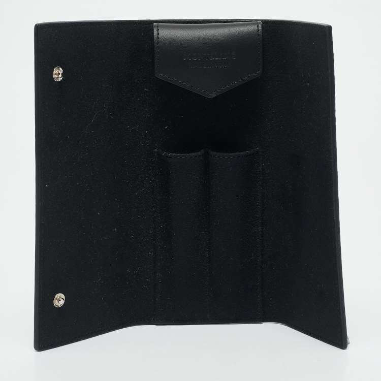 Pre Owned Montblanc Black Leather Trifold Pen Holder