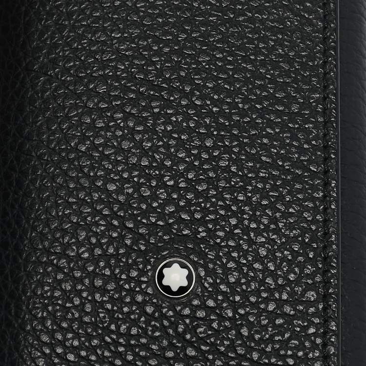 Pre Owned Montblanc Black Leather Trifold Pen Holder