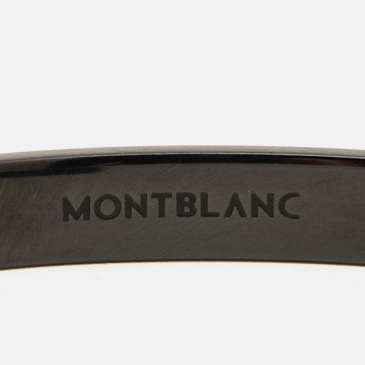 Pre Owned Montblanc Starwalker Steel Black Tone Bracelet 63