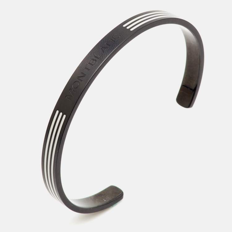 Pre Owned Montblanc Starwalker Steel Black Tone Bracelet 63