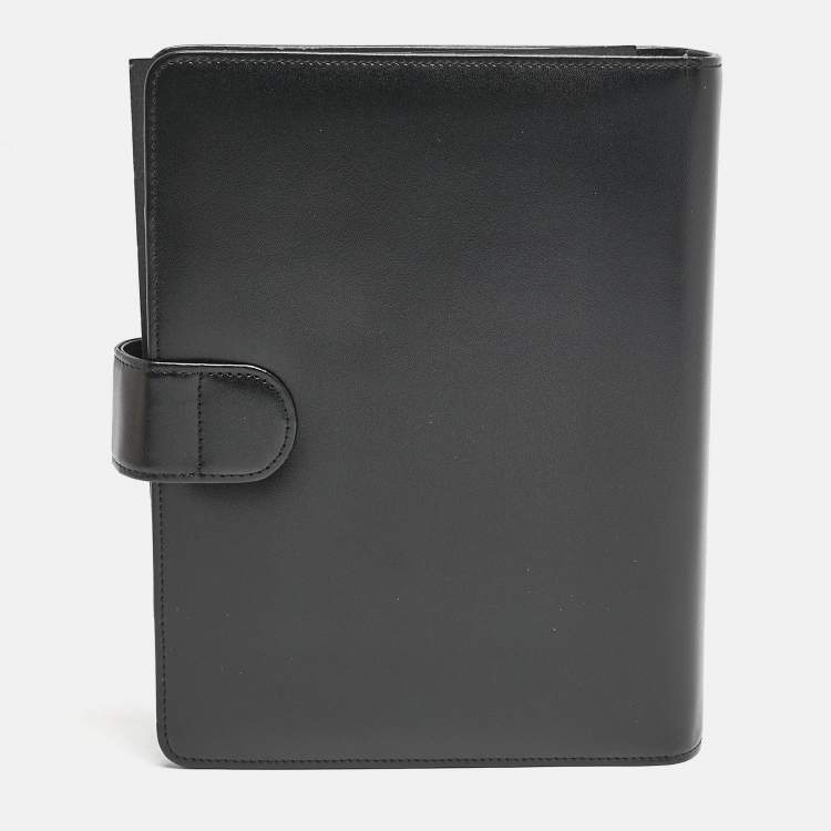 Pre Owned Montblanc Black Leather Meisterstuck Personal Organizer
