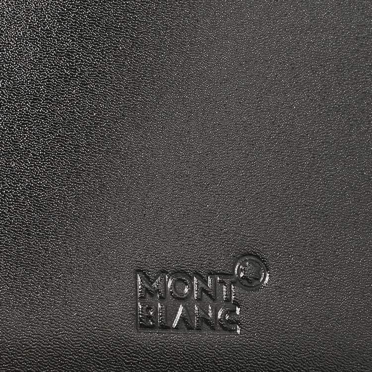 Pre Owned Montblanc Black Leather Meisterstuck Personal Organizer