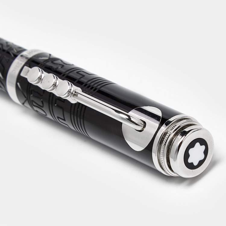 Pre Owned Montblanc Great Characters Miles Davis Resin Two Tone Roller Ball Pen