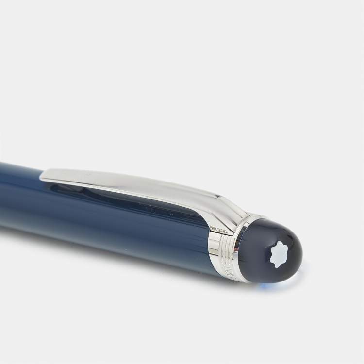 Pre Owned Montblanc StarWalker Resin Silver Tone Ballpoint Pen