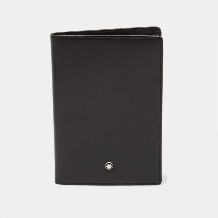 مملوكة مسبقًا Montblanc Meisterstuck Passport Holder Black Leather