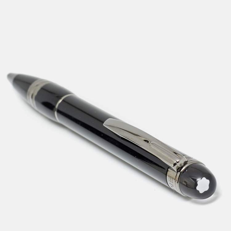 Pre Owned Montblanc StarWalker Midnight Black Resin Ruthenium Coated Ballpoint Pen
