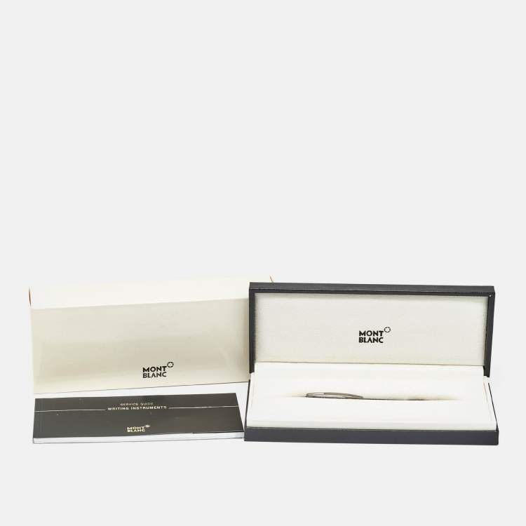 Pre Owned Montblanc StarWalker Midnight Black Resin Ruthenium Coated Ballpoint Pen