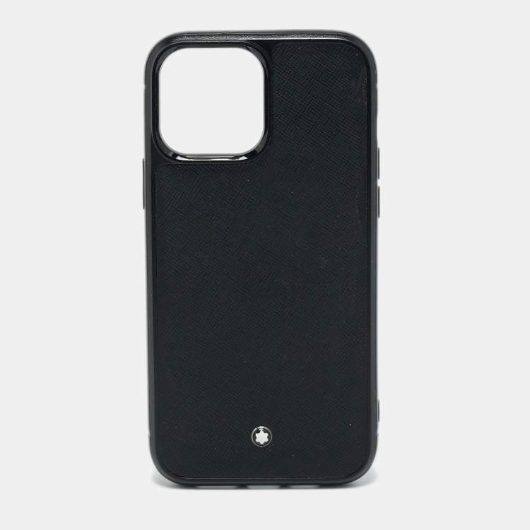 مملوكة مسبقًا Montblanc Sartorial Black Rubber iPhone 14 Pro Case