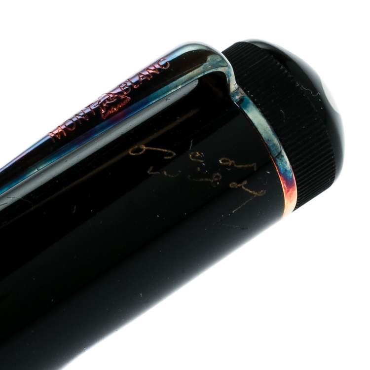 Pre Owned Montblanc Meisterstuck Oscar Wilde Special Edition Fountain Pen, 18k Gold Nib