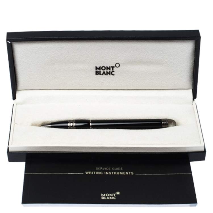 مملوكة مسبقًا Montblanc StarWalker Midnight Black Resin Ruthenium Coated Ballpoint Pen