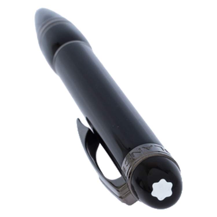 مملوكة مسبقًا Montblanc StarWalker Midnight Black Resin Ruthenium Coated Ballpoint Pen