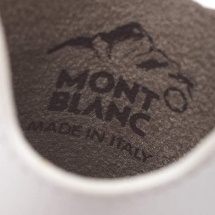 Pre Owned Montblanc White Leather  Meisterstuck Phone Case